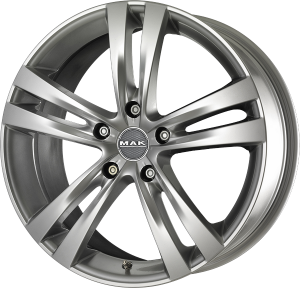 Llanta MAK ZENITH SILVER 4,5 X 14" (4X100) ET39 HYPER SILVER