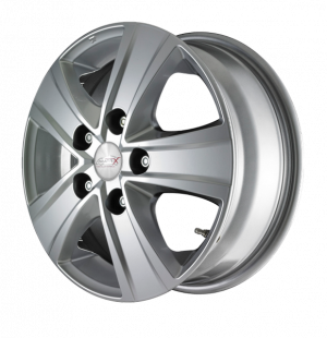 Llanta MATRIX FUOCO 5 VAN+ SILVER 6.5 x 15" (5x160) ET52 PLATA BRILLANTE