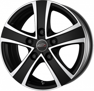 Llanta MATRIX FUOCO 5 VAN ICE BLACK 6,5 X 16" (5X118) ET45 MATT BLACK/ICE FACE