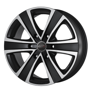 Llanta MATRIX FUOCO 6 VAN ICE BLACK 6,5 X 16" (6X130) ET50 MATT BLACK/ICE FACE