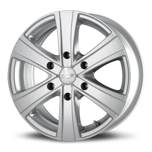 Llanta MATRIX FUOCO 6 VAN SILVER 6.5 x 16" (6x130) ET50 PLATA BRILLANTE