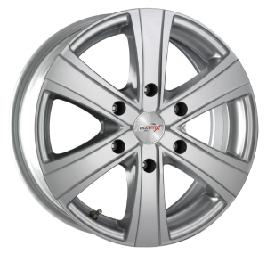 Llanta MATRIX FUOCO 6 7.5x17 (6x114.3) ET30 PLATA BRILLANTE