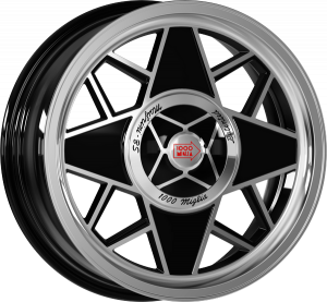 Llanta MILLE MIGLIA MM500 BP 6,5 X 16" (4X100) ET37 BLACK POLISHED