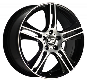 Llanta MSW 11 7.0 x15" (4x100) ET43 NEGRO / PULIDO
