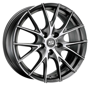 Llanta MSW 25 6.0 x15" (4x108) ET42 ANTRACITA MATE / PULIDO