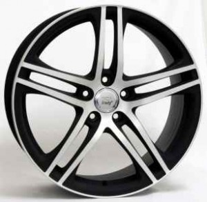 Llanta WSP Italy W556 / PAUL 8,5 X 19" (5X112) ET32 NEGRO MATE PULIDO