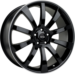 Llanta RIVA RIVA BLACK 9 X 20" (5X130) ET48 BRILLIANT BLACK/MACHINED LIP