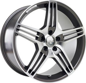 Llanta RIVA RVA GP 8 X 18" (5X112) ET32 GUNMETAL/POLISHED FACE