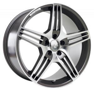 Llanta RIVA RVA GP 9.5x19 (5x112) ET35 ANTRACITA / PULIDO