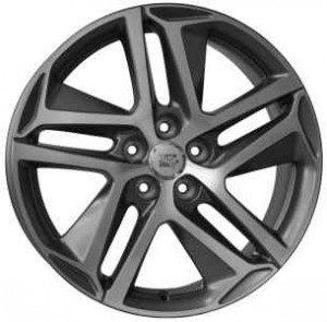 Llanta WSP Italy W855 / DUBAI 7,5 X 17" (5X108) ET44 ANTRACITA MATE PULIDO