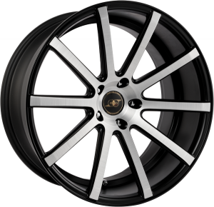 Llanta INFINY RS /MBP 10 X 20" (5X112) ET35 MATT BLACK MACHINED FACE BRUSHED