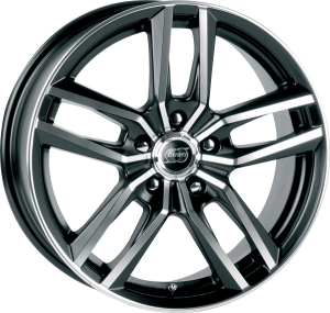 Llanta INFINY TORX /MBP 6 X 14" (4X98) ET35 SATIN BLACK MACHINED FACE