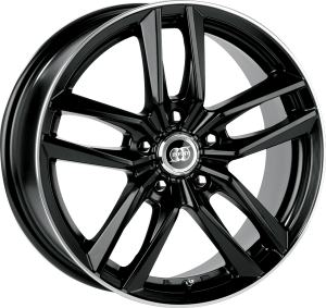 Llanta INFINY TORX /MBPL 6 X 14" (4X108) ET35 SATIN BLACK MACHINED LIP