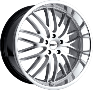 Llanta TSW SNETTERTON SILVER 8 X 18" (5X120) ET35 HYPER SILVER W/MIRROR CUT LIP